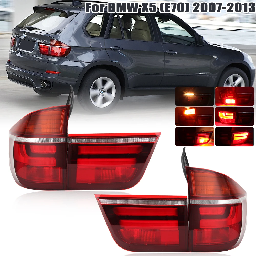 LED Tail Light For BMW X5 E70 2007 2008 2009 2010 2011 2012