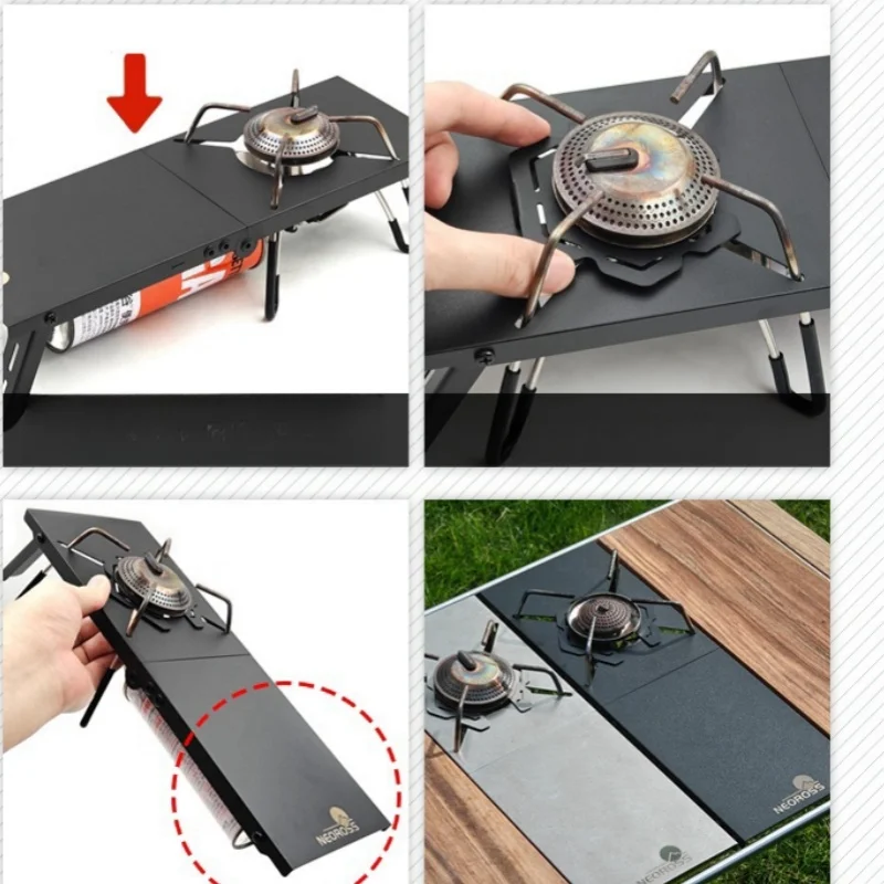 Outdoor IGT Table Accessories Camping Spider Stove Accessories for SOTO ST-310 ST-340 IGT Folding 0.5 Unit Plate Gas Stove Table 5