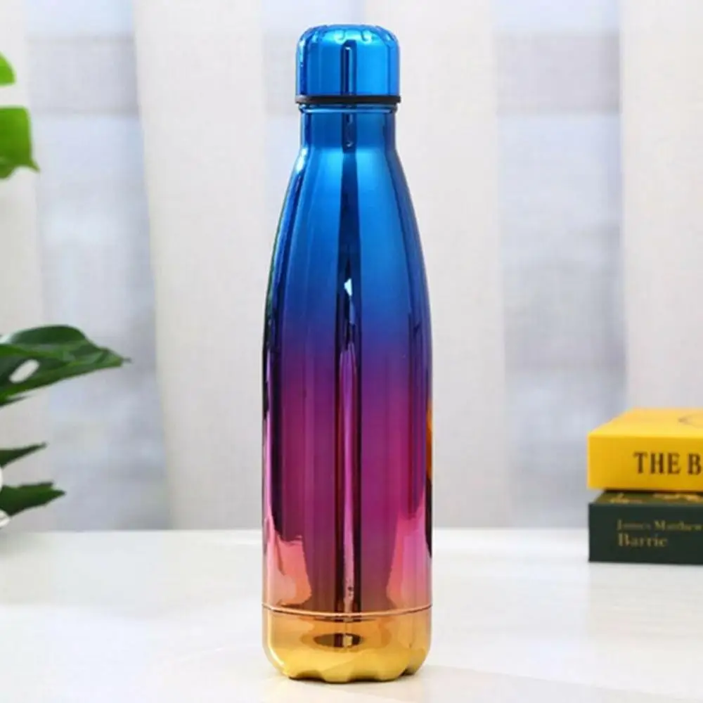 500ML Starry Sky/Plating Stainless Steel Insulated Water Bottle Sport Flask Cup Anti-leak Durable BPA-free Sport Bottles