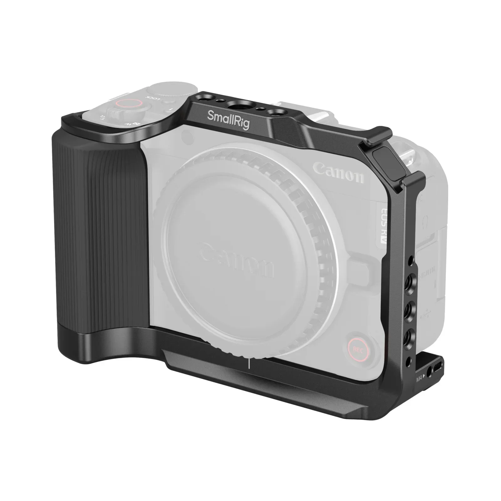 SmallRig Full Camera Cage for Canon EOS R50 V with Silicone Handle & Arca-Swiss