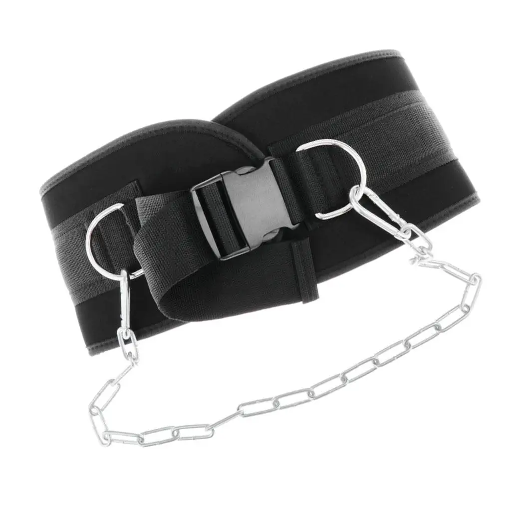 Fitness Belt Weight Lifting Waist Power Strength Training Chain weightlifting belt