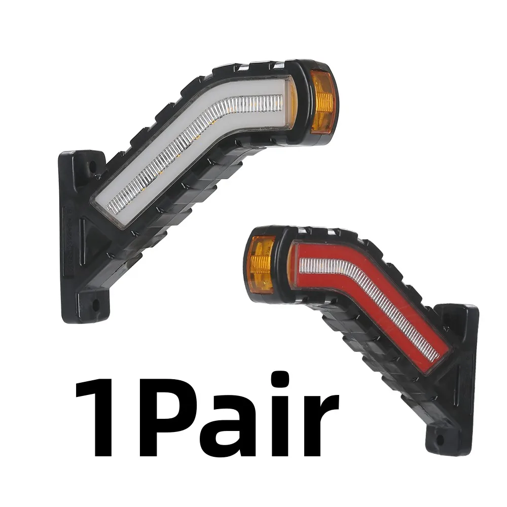 ตัวเลือกสินค้า ไฟ LED สัญญาณเลี้ยว สำหรับรถยนต์ 2 ชิ้น/4 ชิ้น 12V 24V