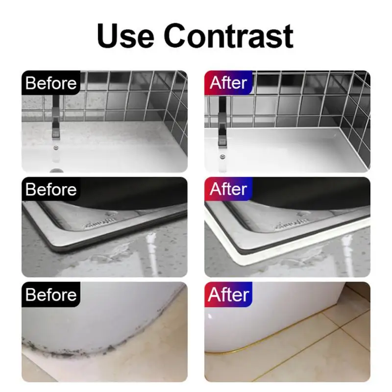 150ml Tile Gap Repair Agent Strong Waterproof Ceramic Tile Grout Crack Filling Bathtub Fixing Mending Glue Home Bathroom Caulk