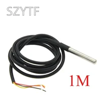 DS18B20 Temperature Sensor Module Kit Waterproof 100CM Digital Sensor Cable Stainless Steel Probe Terminal Adapter For Arduino - Image 4