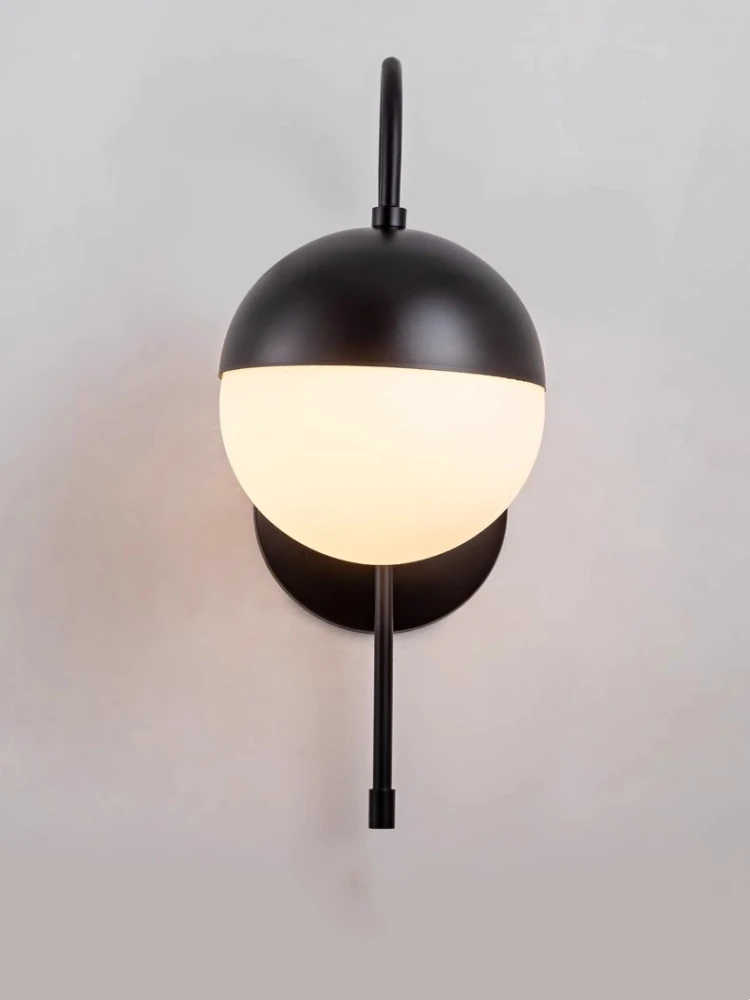 Modern Led Wall Lamps Glass Ball Living Bedroom Bedside Stair Wall Sconce Dining Kitchen Home Indoor Lighting Fixtures Lights