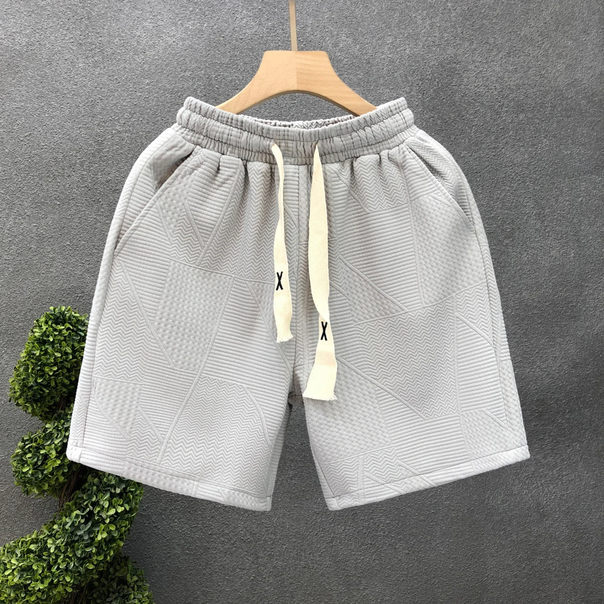 Invisible Open Crotch Outdoor Sex Pants Men Gym Trunks Shorts Fitness Jogger Summer Plus Size Baggy Sweatpants Short Basketball