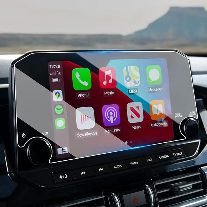 

Защитная пленка для экрана навигации автомобиля, аксессуары для интерьера автомобиля, пленка из закаленного стекла для NISSAN Rogue/Pathfinder 2019 2021 2022 9 дюймов