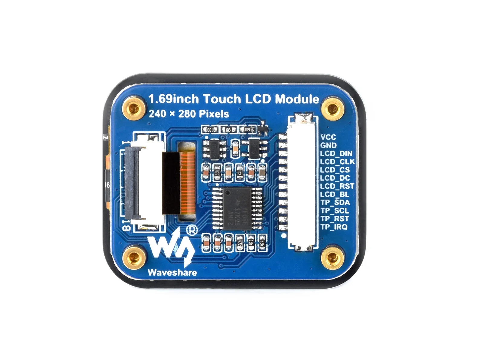 Waveshare 1.69 ġ  LCD ÷ , ġ г, ũ LCD ÷, 240  280 ػ, IPS, SPI  I2C, 262K