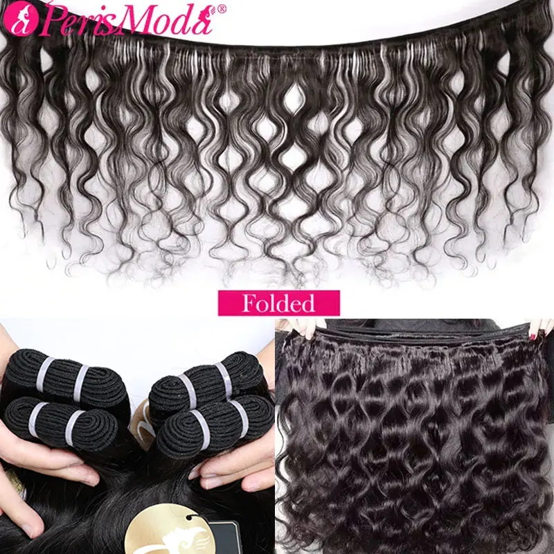 15A PerisModa Body Wave Bundles Human Hair Remy Brazilian Weaving 1/3/4 Pcs Weave Hair 30 Inch Natural Human Hair Extensions 5