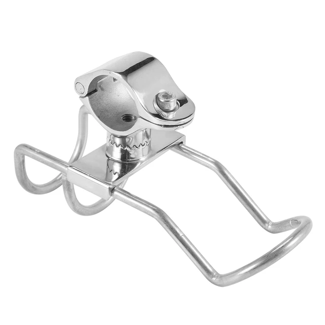 1PCS Stainless Steel 316 Fishing Rod Rack Holder Pole Bracket Support Clamp  on Rail Mount 32Mm Boat Accessories - AliExpress