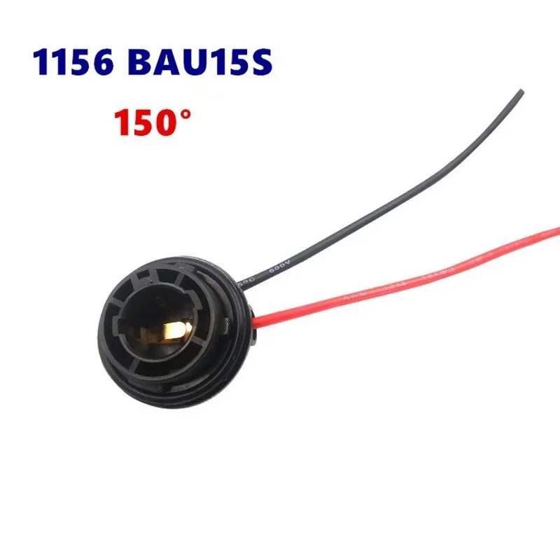 2X 1156 BA15S BAU15S 1157 BAY15D Lamp Holder Bulbs PY21W P21W Adapter Base Socket Connector For Turn Signal Headlight Light