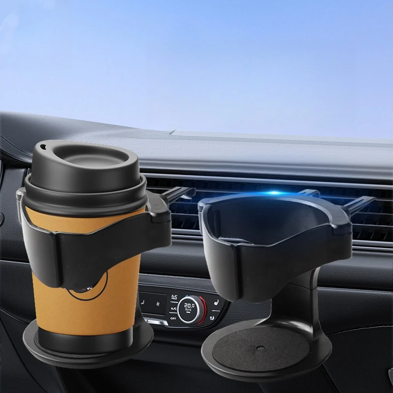 Drink Cup Holder Car Air Vent for Water Bottles & Ashtray Multifunctional Car Coffee Cup Holder
