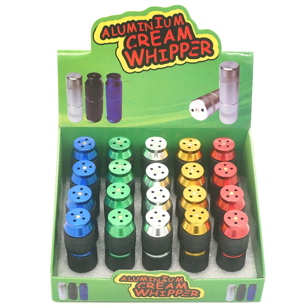 Description Picture 2 of item20Pcs Whipped Cream Cracker Kitchen Accessories Multiple Color Dessert Tool Dispenser Whipper Rubber Grip Cream Cracker Charger