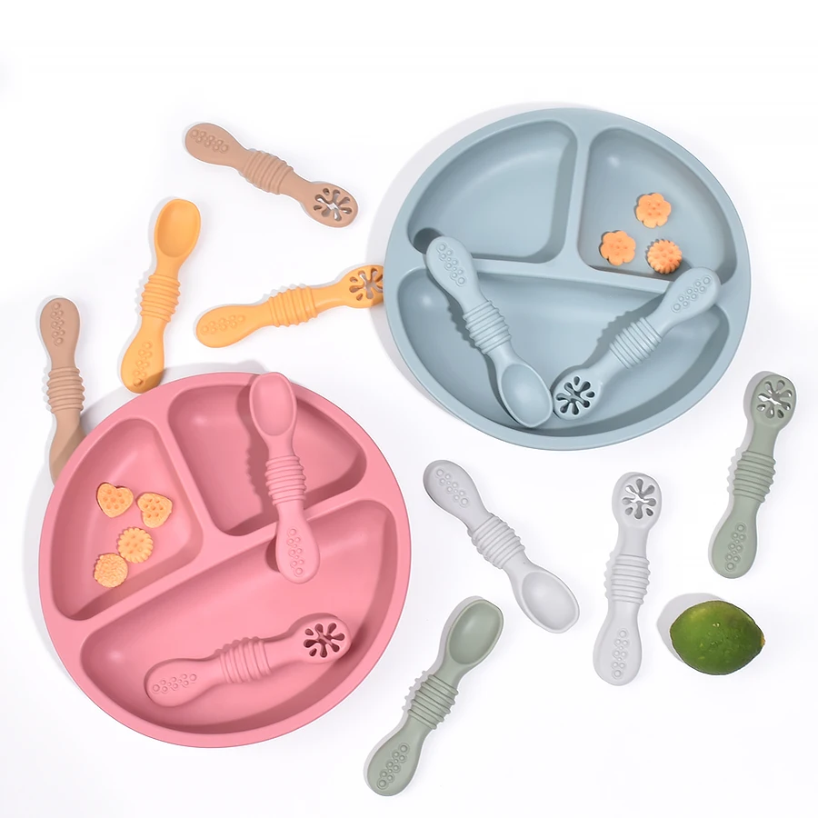 Silicone Baby Plate Set 1