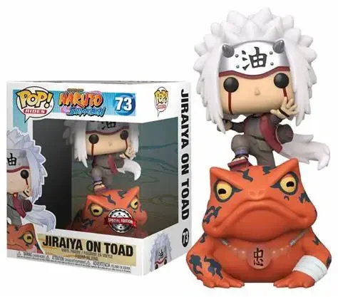 Funko Pop Naruto on Gamakichi 106# Jiraiya on Toad 73# Abura