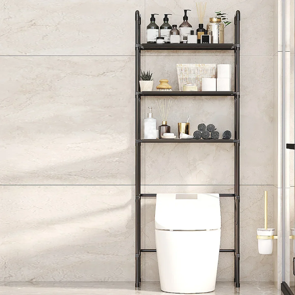 Unknown Brand Bathroom Storage Space-saving Stand Holder