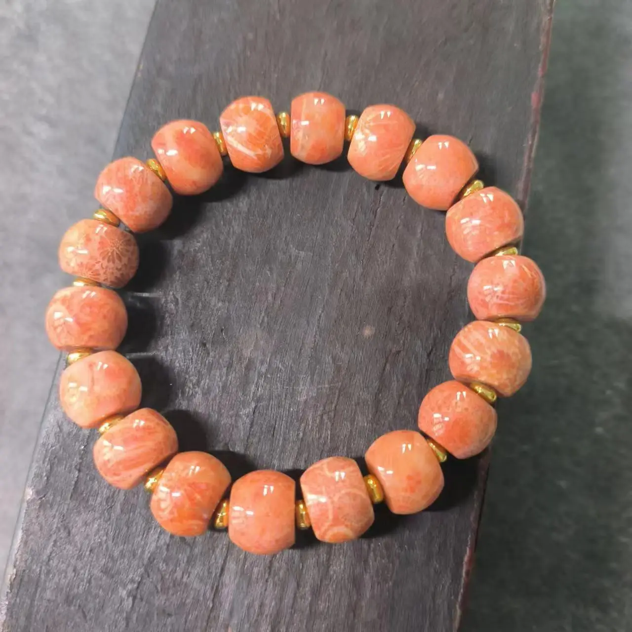 bracelet-en-pierre-de-chrysantheme-jade-corail-naturel-1-piece-lot-haute-qualite-beau-motif-accessoires-uniques-orange-vif-gemme