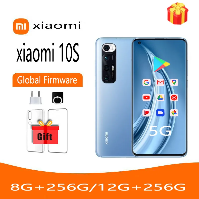 Redmi Xiaomi Mi 10S 5G Cellulare Smartphone 108 Mp Fotocamera Qualcomm Snapdragon 870 Nfc
