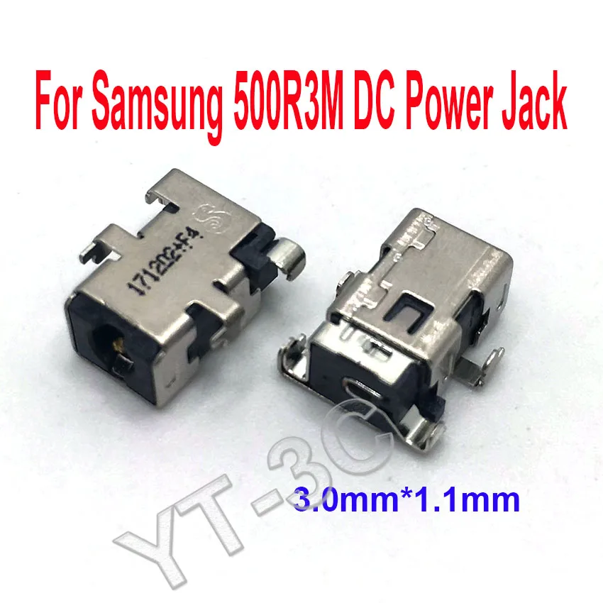 1-10PCS Laptop DC Power Jack Socket Charging Port Connector For Samsung 500R3M 3.0mmx1.1mm 10pcs micro usb charging connector jack port replacement power dock socket repair for ps4 controller