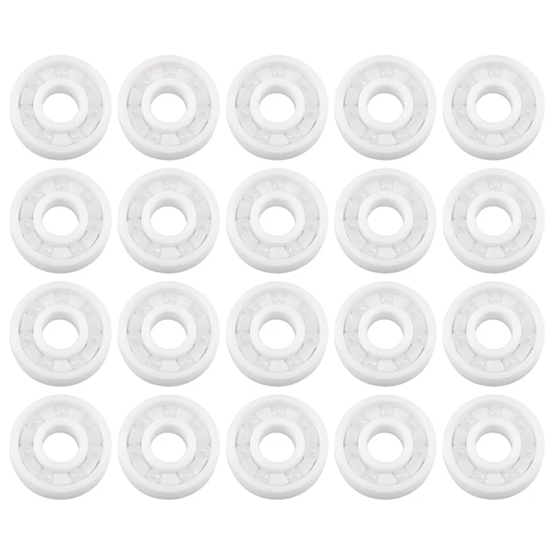 

20X 608 Full Ceramic Bearing Zro2 Ball Bearing 8Mmx22mmx7mm Zirconia Oxide Bearing