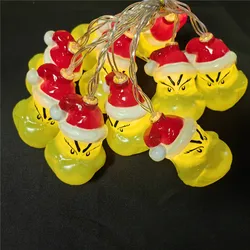 Festive LED Beaded String Lights for Indoor & Outdoor Holiday Decor (Yellow)