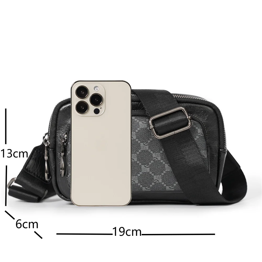 Umhängetasche für Herren, modisch und lässig, hochwertige horizontale Messenger-Tasche, die nach dem Reiten als Rucksack verwendet werden kann_voghion.com