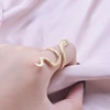 1/3Pcs Stainless Steel Exaggerated Snake Open Finger Rings For Women Men Personality Animal Aesthetic Punk Anillos Homme Jewelry 5