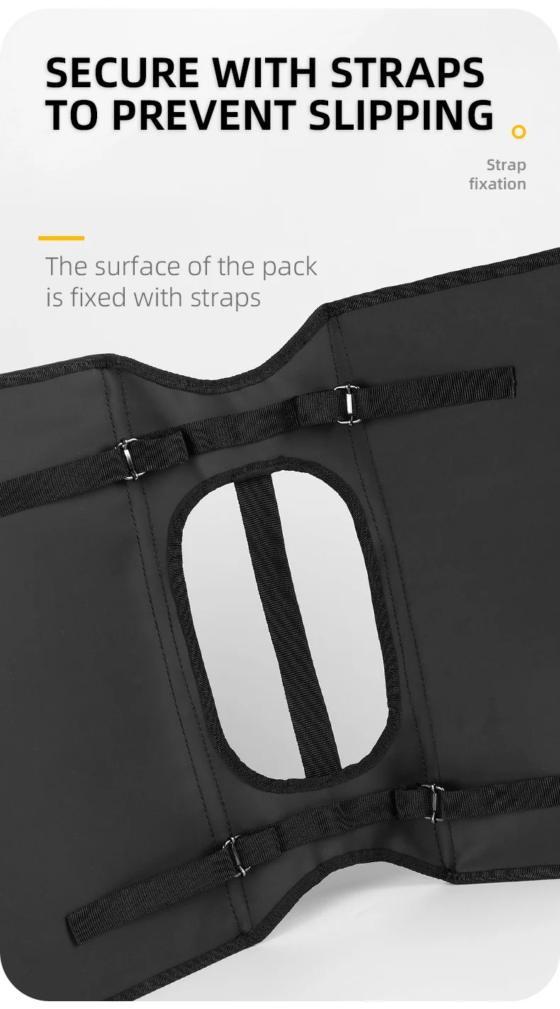 Fahrrad-Hecktasche, hintere Tasche, 45 l, großes Fassungsvermögen, wasserdicht, für Mountainbike, Rennrad, hintere Regaltasche, Fahrradausrüstung – Detail 7