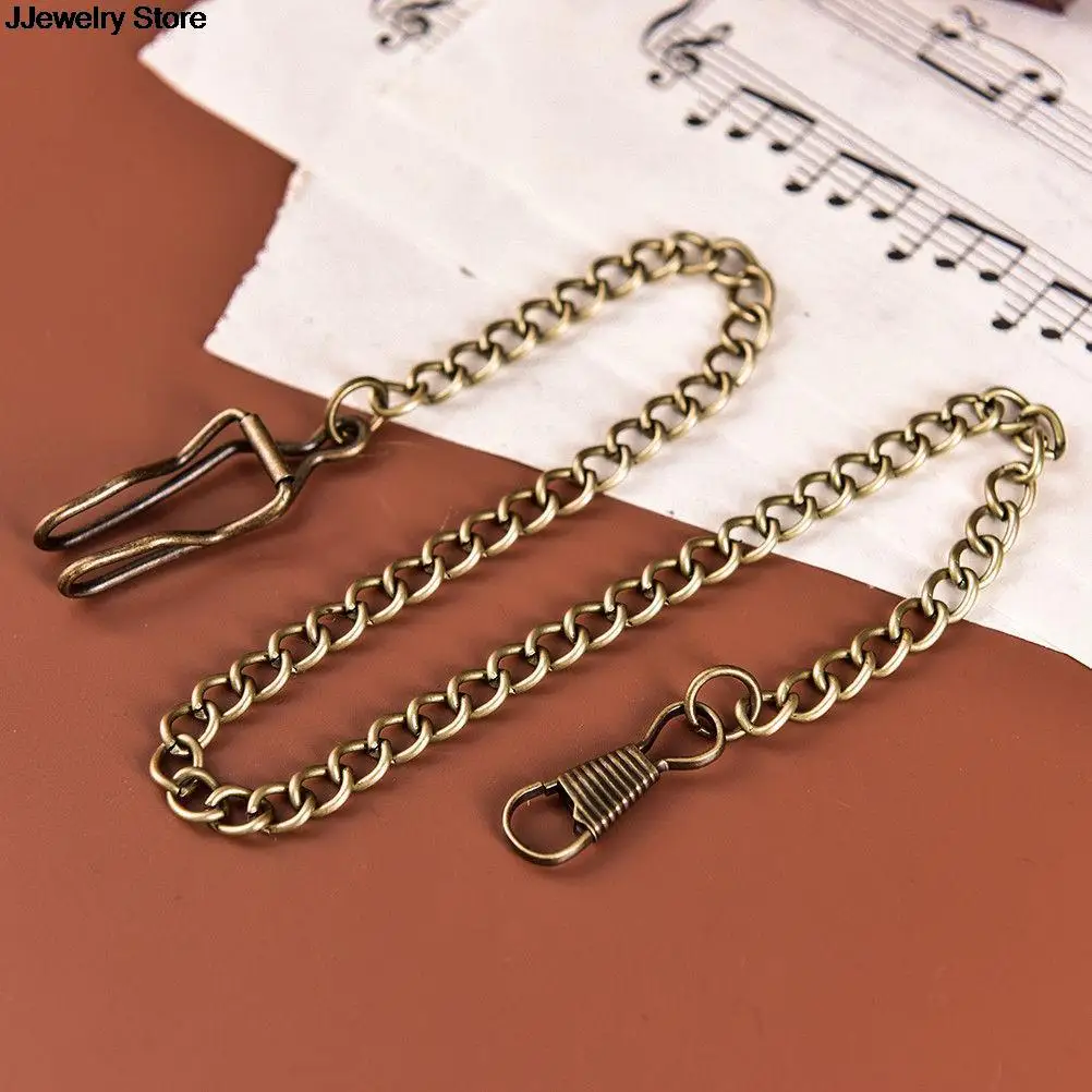 Pocket Watch Chain 1 x Watch Chains Chain For Antique Quartz Vintage Pocket Watch Bronze Alloy Pocket