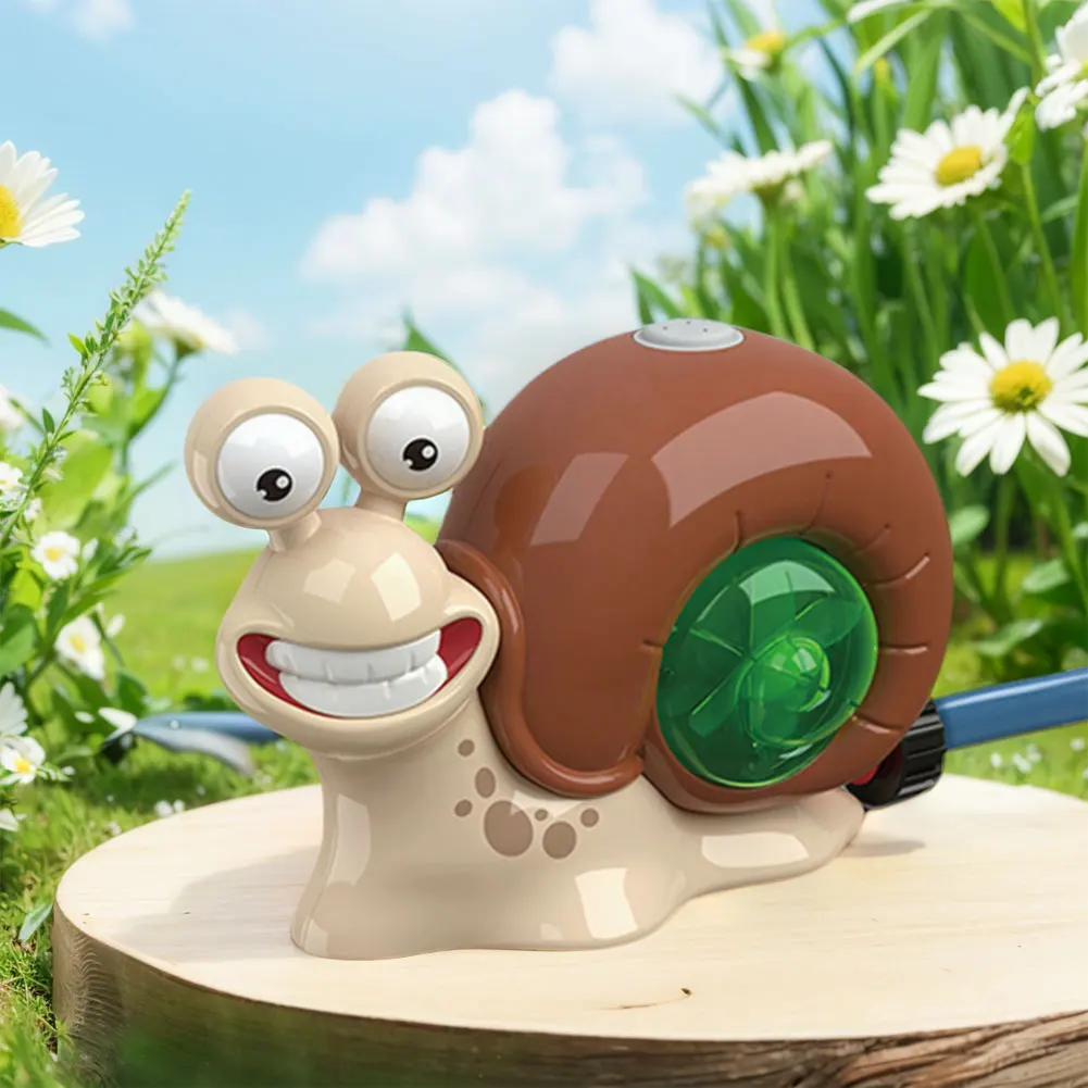 Cartoon Snail Water Sprinkler Baseball Toy Outdoor Water Toys Summer Garden Lawns Toys for Kids Outdoor Play