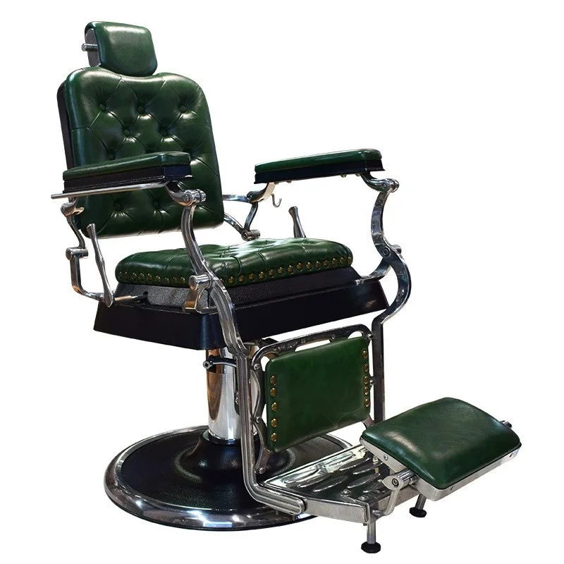 

Retro oil head big chair barber shop can put down the haircut chair salon