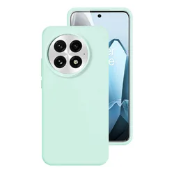 ELVEV High-Quality Shockproof Liquid Silicone Protective Phone Case for OnePlus 13 (Green)