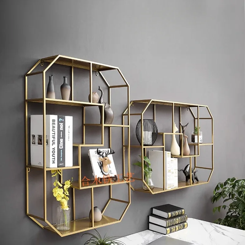 Wine Refrigerator Iron Cabinet Hanging Bar Decoration Drinks Wall Whiskey Showcase Display Luxury Outdoor Furniture