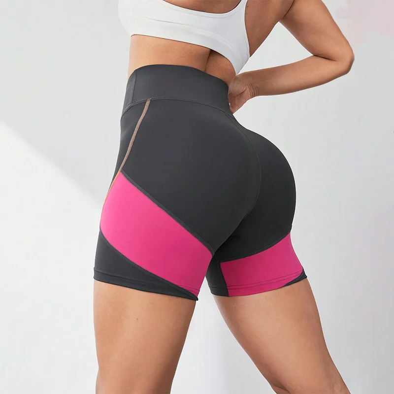 LXNMGO Women's 2" High Waist Yoga Shorts - Tummy Control Workout Running Biker Shorts With Pockets