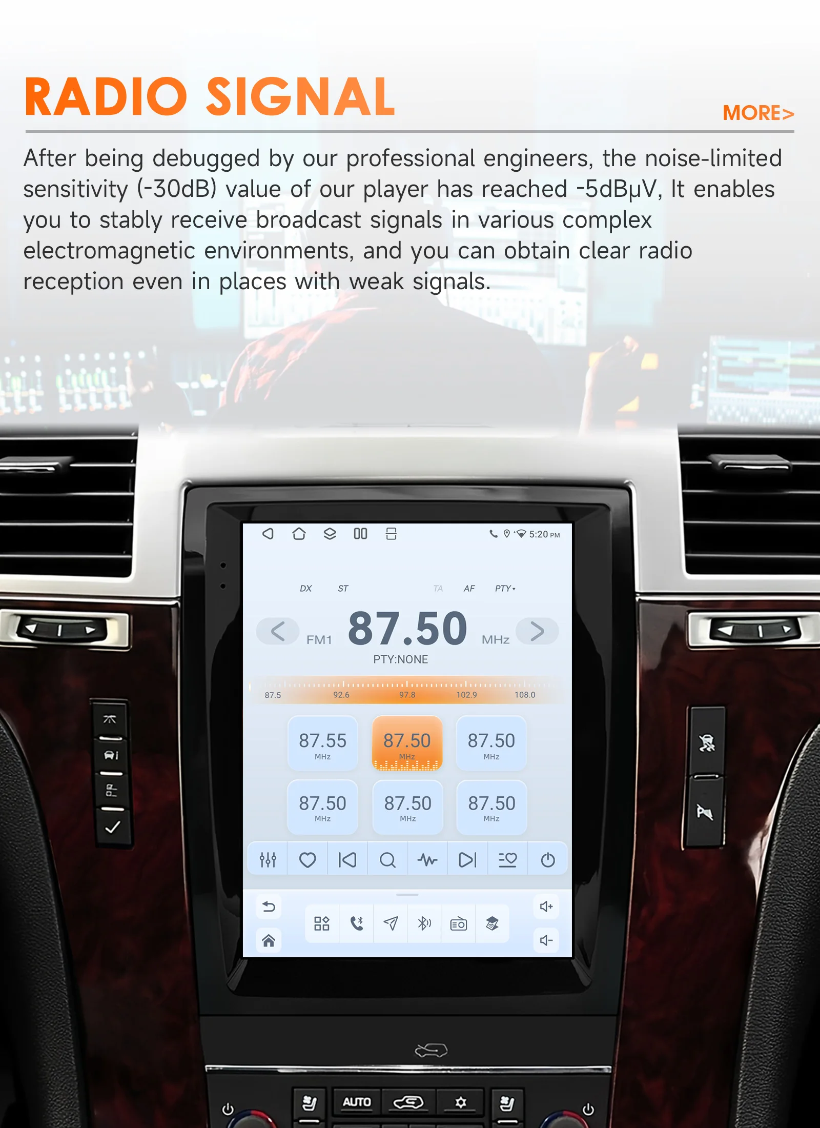 9,7-Zoll-6115-Android-14-Autoradio für Cadillac Escalade/SLS 2007-2014, kabelloses Carplay, 360°-Kamera, Autoradio, GPS, Multimedia-Videoplayer – Detail 20