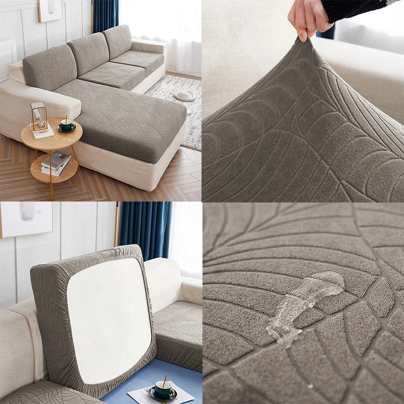 Waterproof Sofa Cover For Living Room Stretch Jacquard Sofa Seat Covers Cheap Sofa Slipcover Delicate sofa Covers For Home Hotel 5