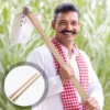 2 Pcs An Fittings Solid Wood Handle Garden Accessories Hoe Long Ax Replacement Hammer Replacements Staff 1