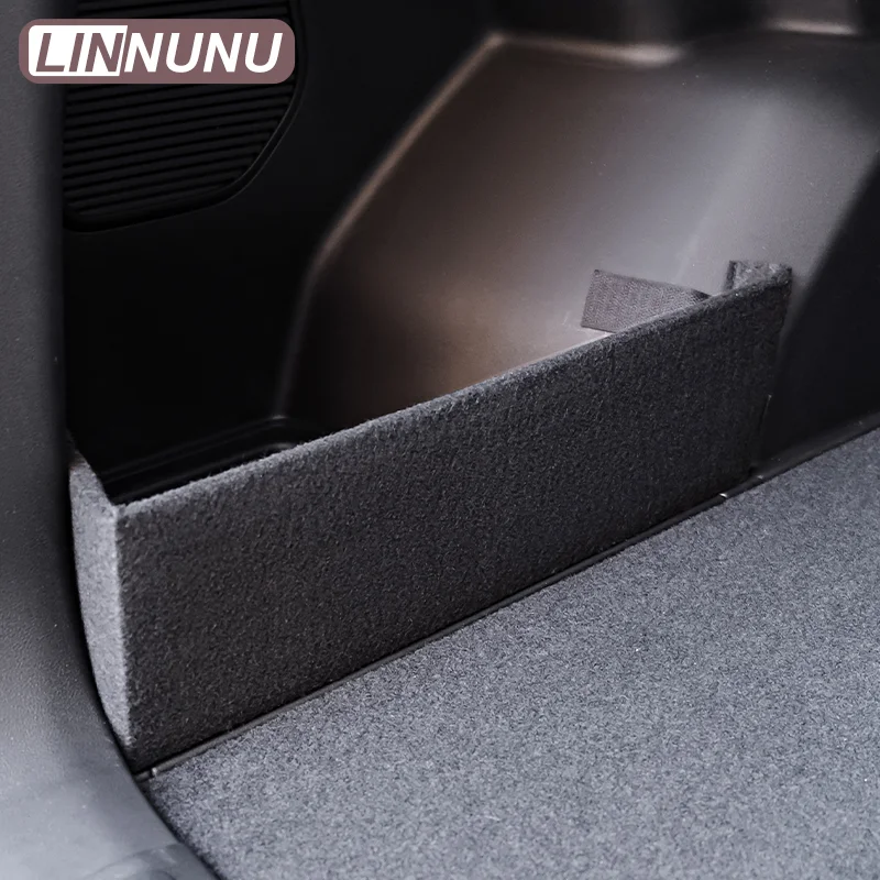Trunk Side Storage Partition Fit for GEELY Atlas II Starray Boyue L Car Styling Trunk Left Side Suede Board