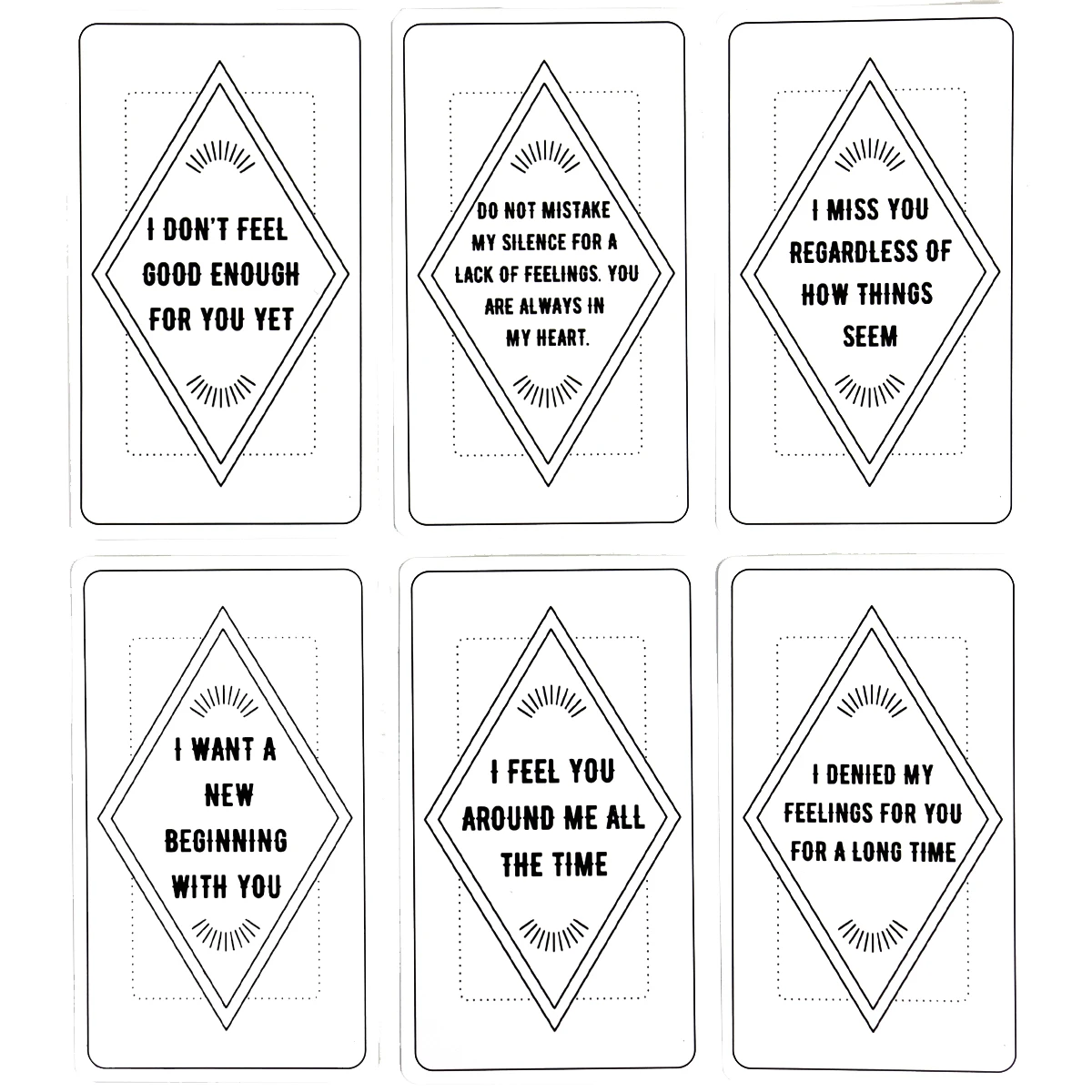 Twin Flames Message Oracle Cards  For Family Party High Quality Fortune Telling Divination Tarot Cards Deck Game 6