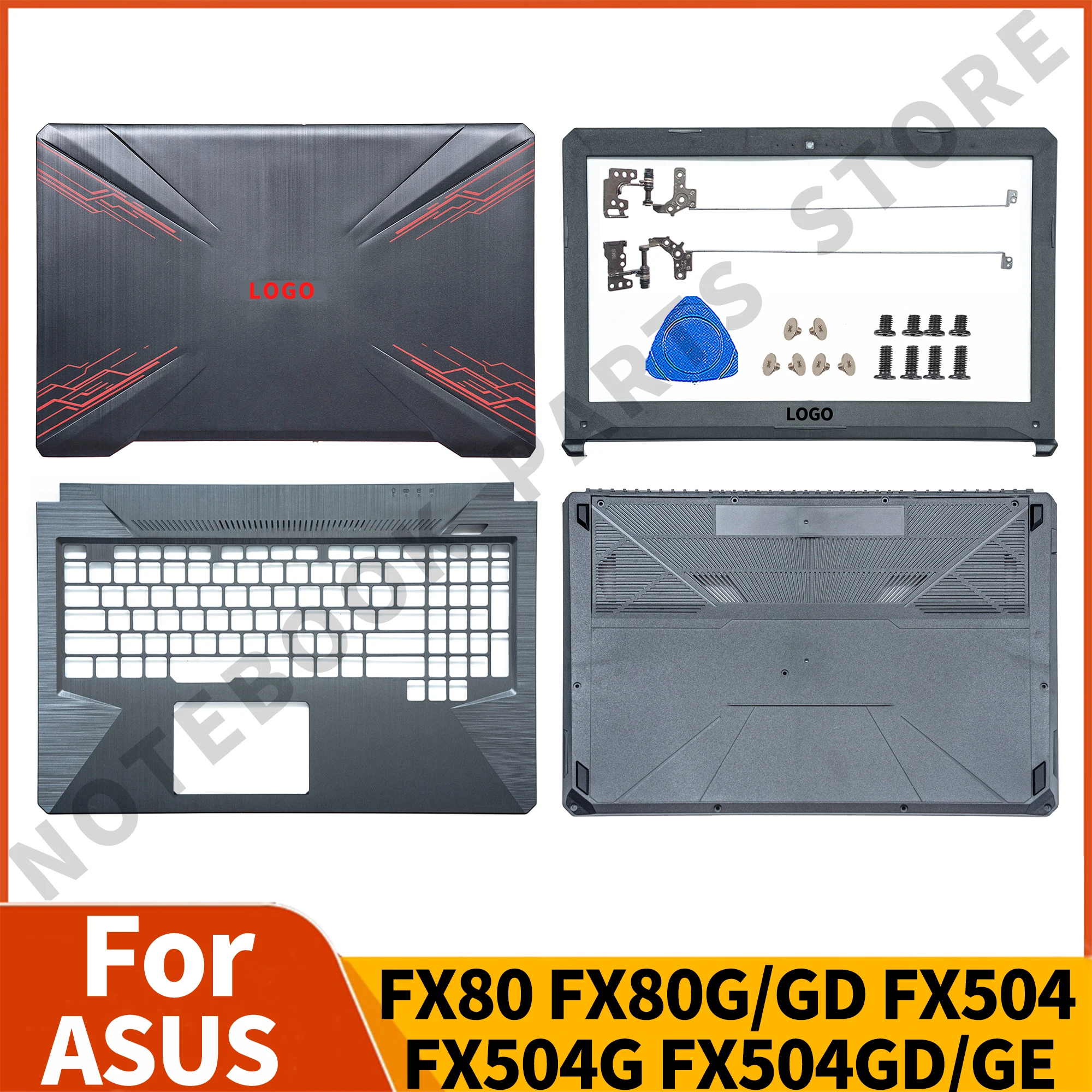 

Новая задняя крышка для ноутбука ASUS FX80, FX80G, FX80GD, FX504, FX504G, FX504GD/GE