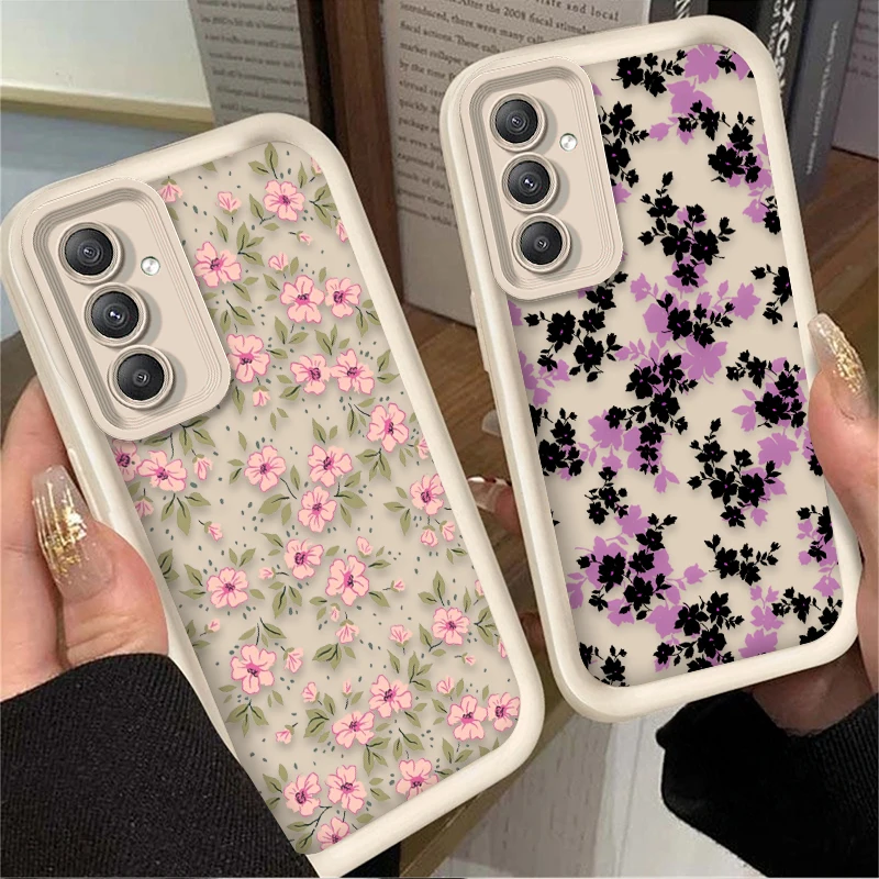 Charming Romantic Floral Phone Case - Decorative Back Cover