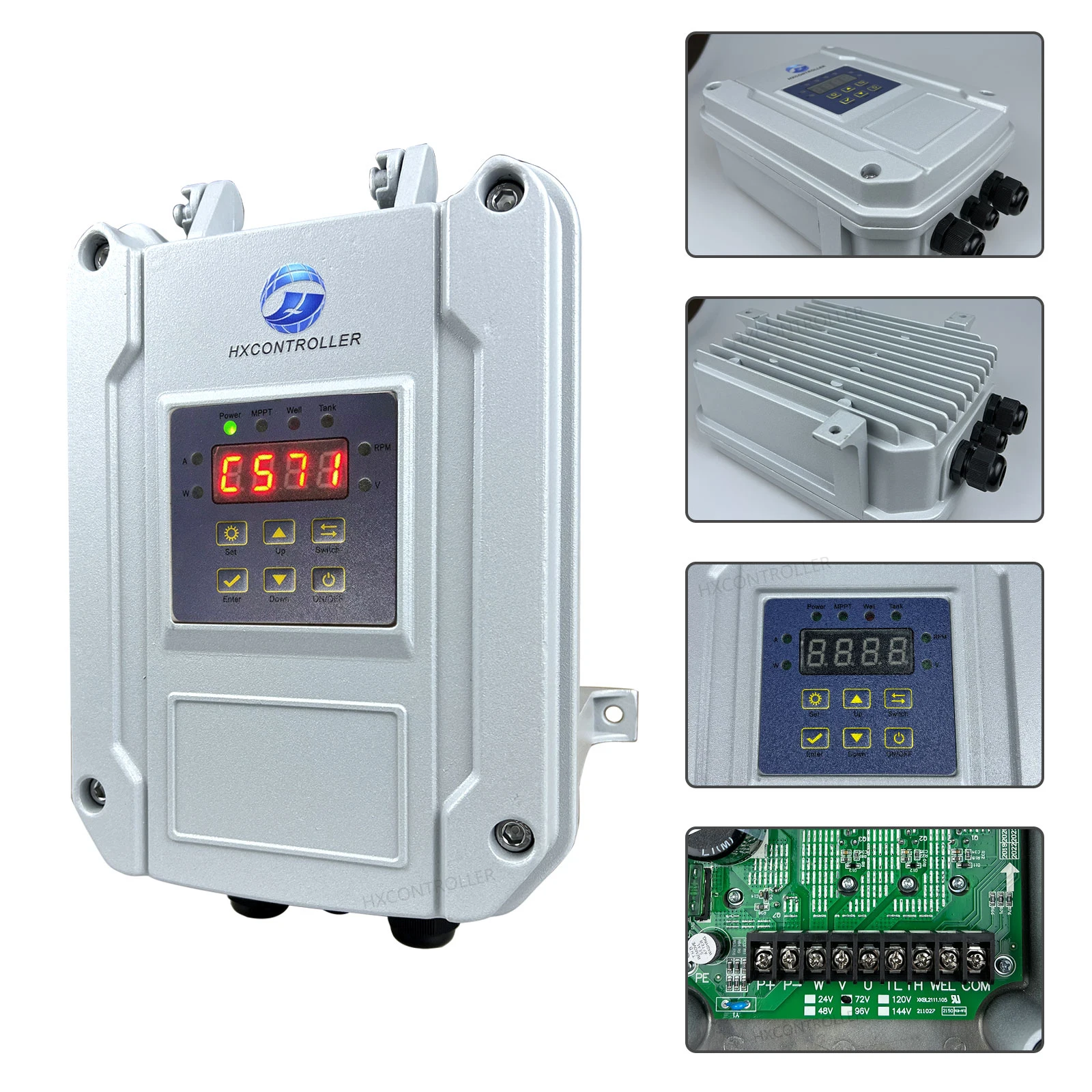Kit Contrôleur MPPT Pompe Solaire – 24V 210W DC – Pour Puits Et Forage – Neuf