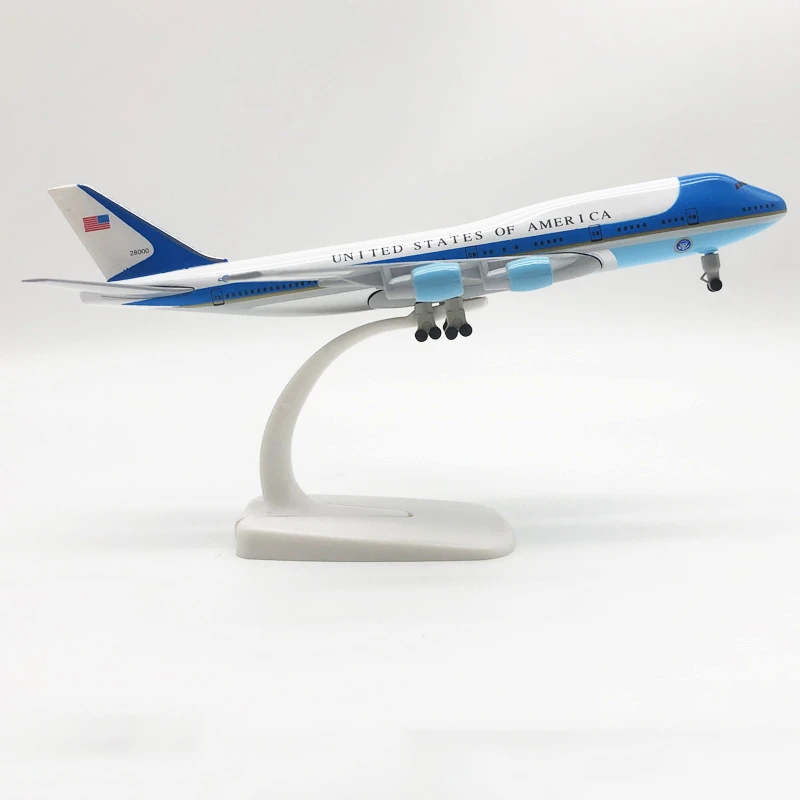 

20 см самолет президент ВВС один Боинг B747 металлическая модель самолета игрушки подарок коллекционный