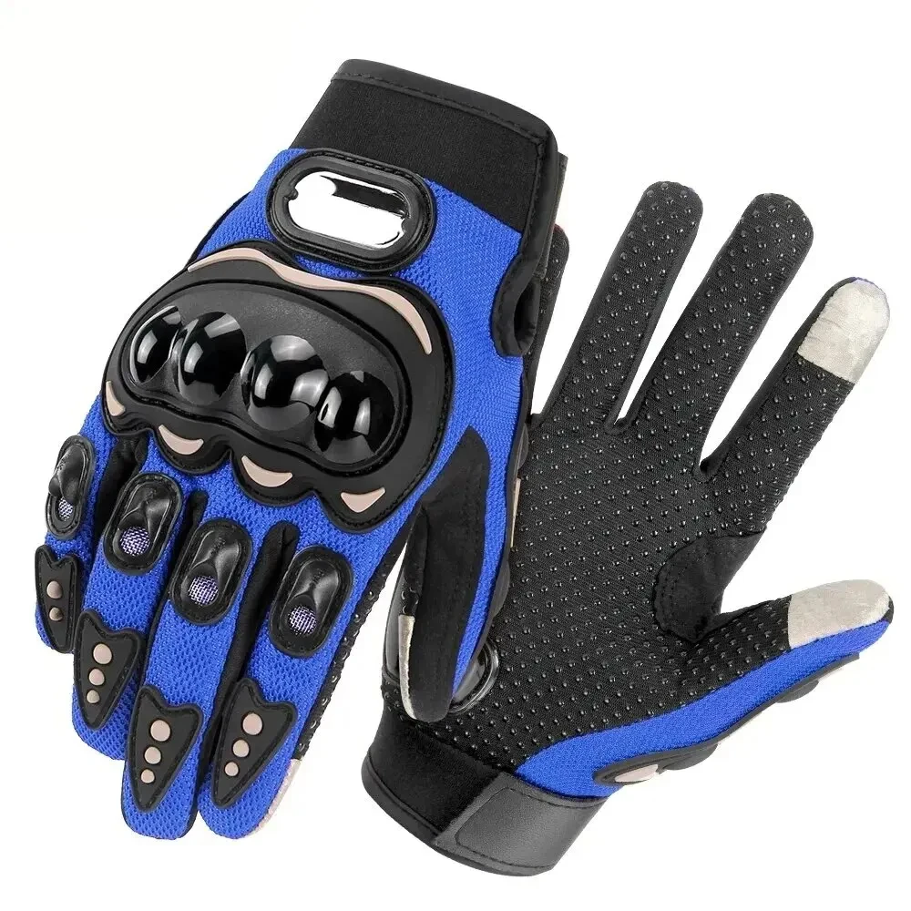 Nieuwe motorhandschoen ademend fiets motorfiets volledige vinger Guantes motorcross motor adem mesh touchscreen racehandschoen