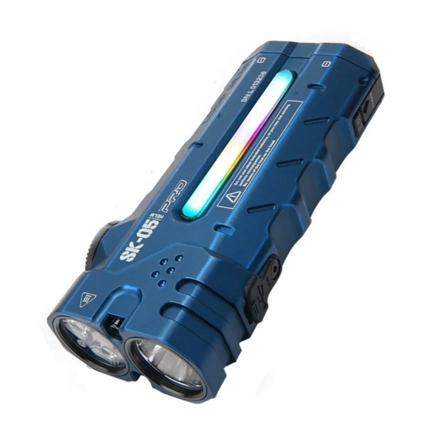 Rechargeable LED Flashlight with Power Bank for Outdoor Use