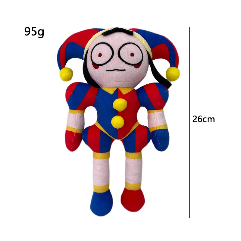 Juguete Peluche Payaso De Peluche De Circo Digital Pomni A Color 1pcs