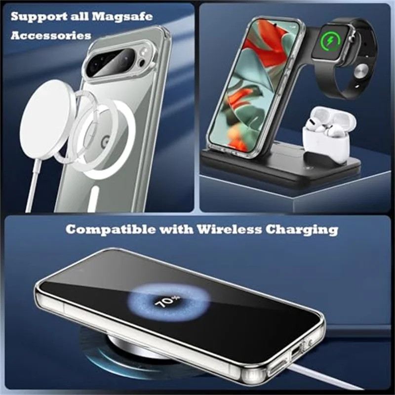 Flexible Durable Phone Case - Slim Clear TPU Cover with 360° Soft Transparent Shockproof Shield
