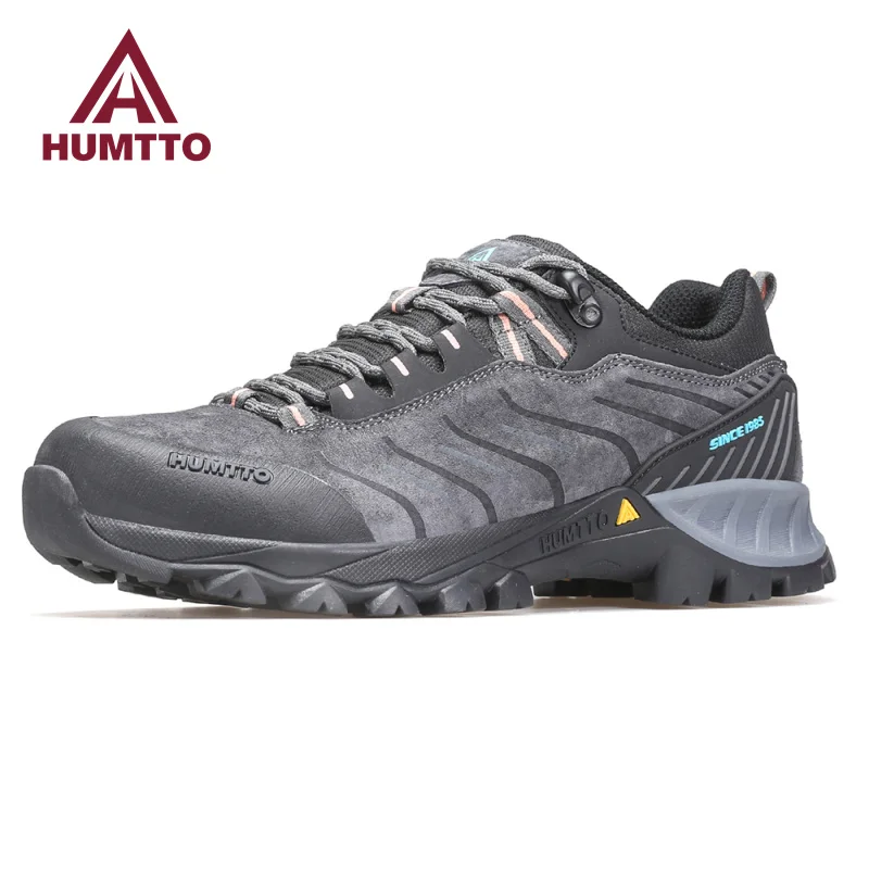 

HUMTTO Leather Sports Women Shoes Luxury Designer Flats Sneakers Women's Breathable Fashion Casual Shoes for Woman Trainers