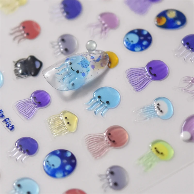 5D Kawaii Jelly Nail Stickers Image 6