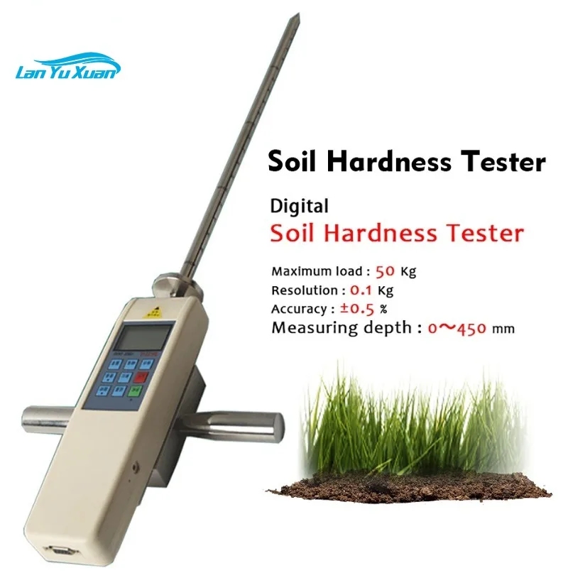 

Digital Soil Hardness Tester Compaction Instrument AYD-2 Deep Insertion 0~450mm with Gravity Acceleration Setting Function